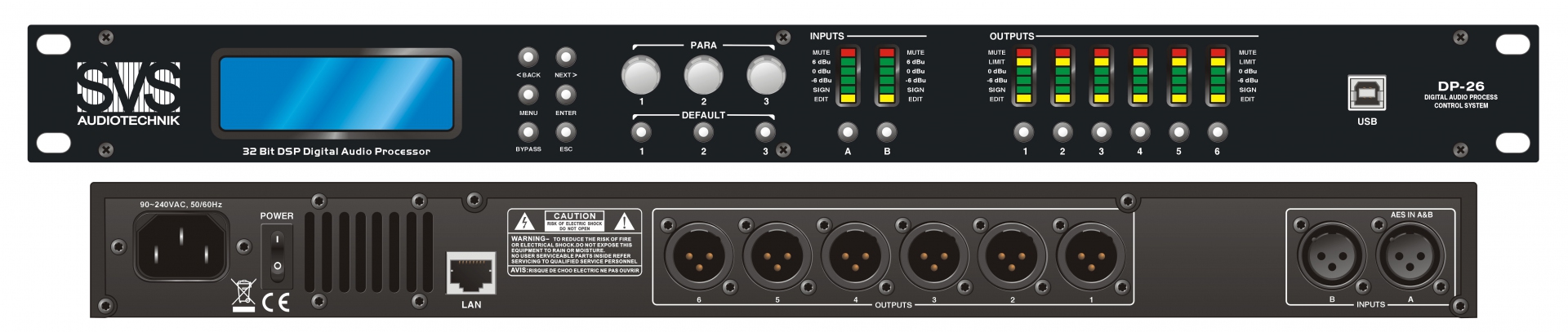 SVS Audiotechnik DP-26 Цифровой процессор: 2 входа 6 выходов в Ревде