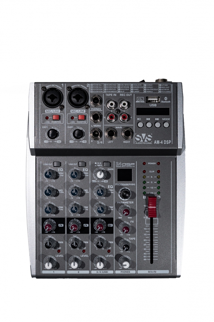 SVS Audiotechnik mixers AM-4 DSP Аналоговый микшерный пульт, 4-канала в Ревде