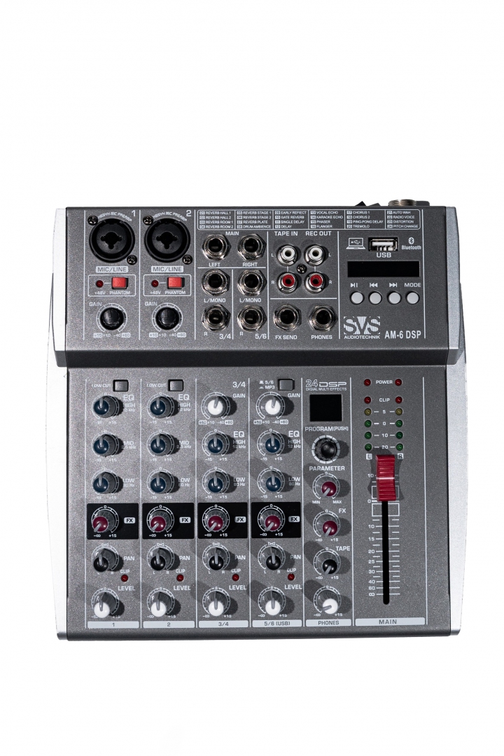 SVS Audiotechnik mixers AM-6 DSP Микшерный пульт аналоговый, 6-канальный SVS Audiotechnik mixers в Ревде