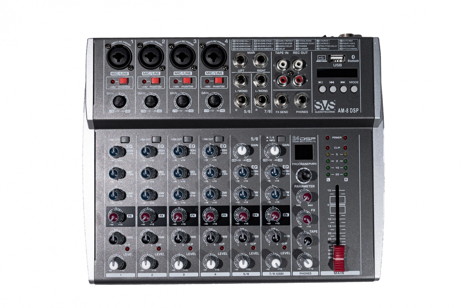 SVS Audiotechnik mixers AM-8 DSP Микшерный пульт аналоговый, 8-канальный в Ревде